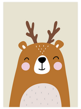 Geyik Resmi - Art Print